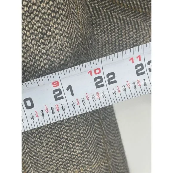Ralph Lauren Wool Blazer Sport Coat Men's Size 44 T‎ Brown Gray